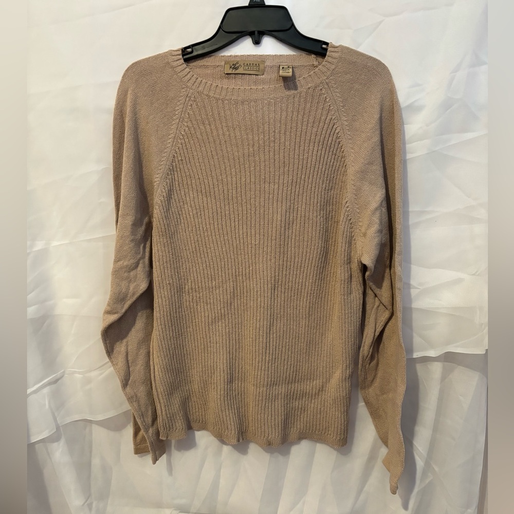 Lord & Taylor Casual Classics Men’s Beige Sweater Size Large‎